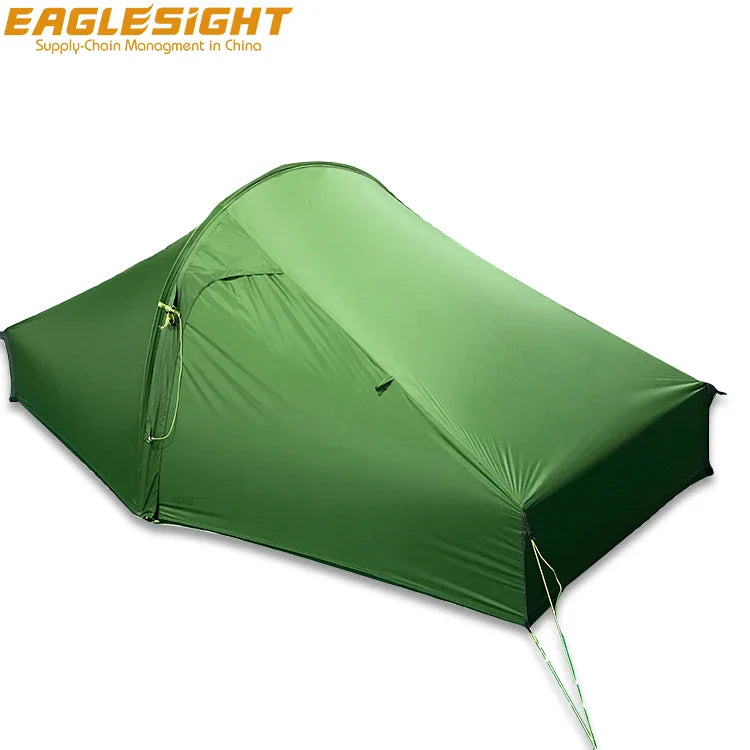 New Ultralight Waterproof Tunnel Tent 1~2 Man Tent 4 Season Camping Tent for Hiking Mountaineering