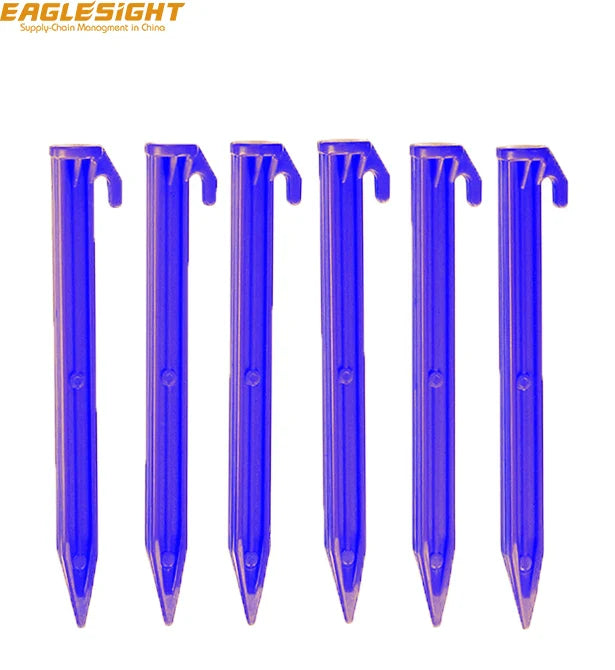 6-Inch ABS Plastic Plastic Tent Stake Heavy Duty for Outdoor Camping or Gardening Plastic Peg Hooks