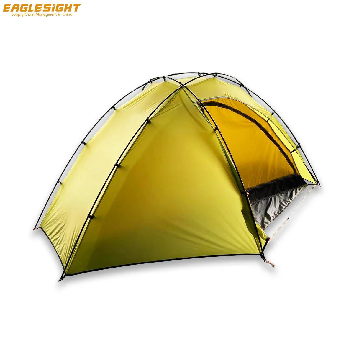 1.2KG 1 Person Ultralight Tent 15D Nylon Carbon Aluminium Pole Waterproof Outdoor Camping Hiking Mountaineering Backpacking Tent