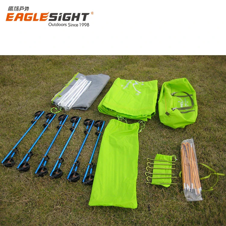 New Solo Camping Tent with Light Weight Cot Bed OEM ODM Customization Waterproof Nylon Tent with Bed for 1 Person Camping