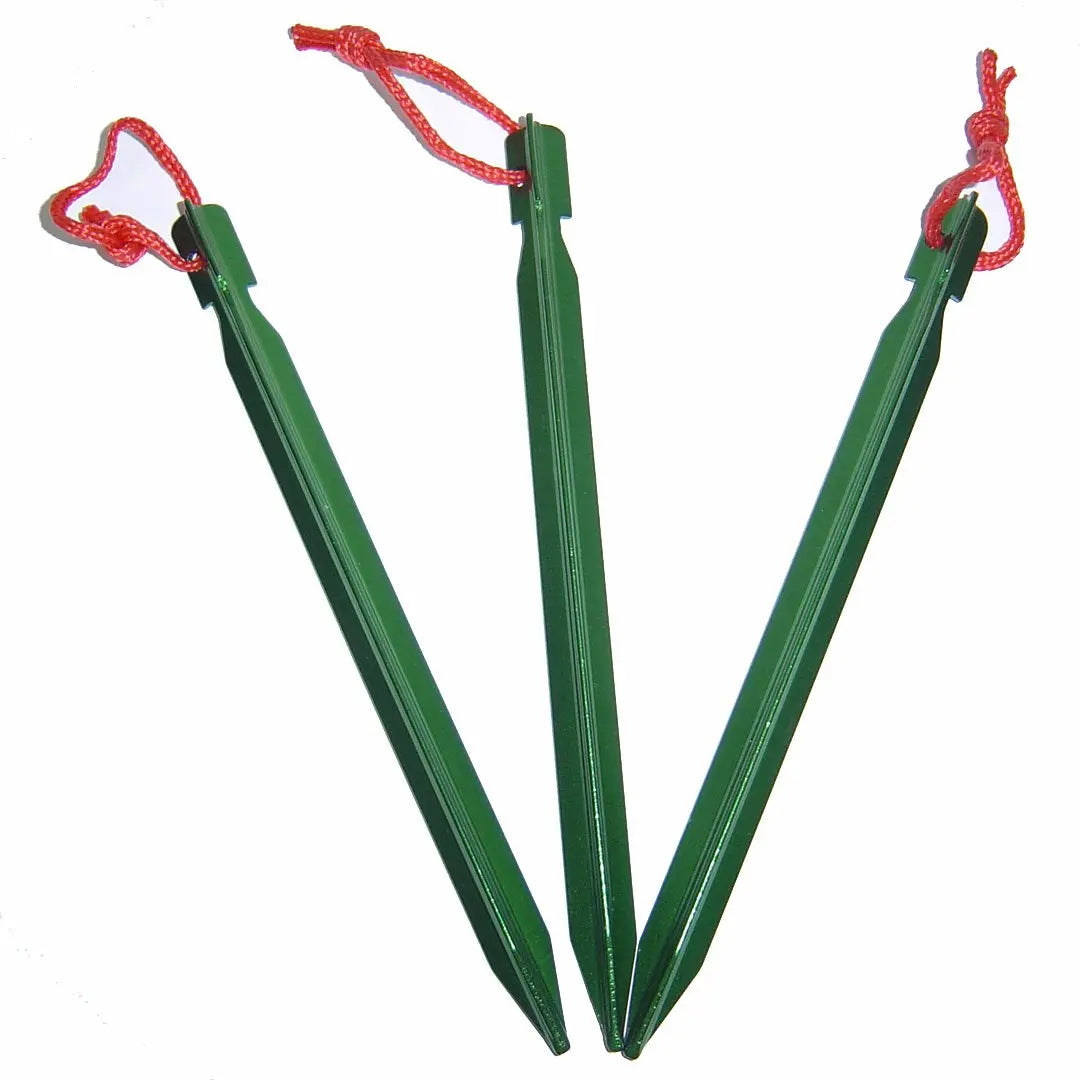 Y Shape Tent Pegs Colorful Ultralight Outdoor Camping Trip Hiking Aluminum Alloy Tri-cone Shaped Tent Stakes Pegs 18cm for Camp