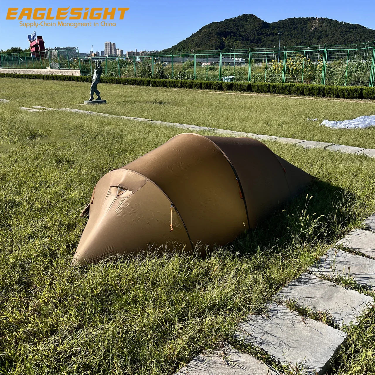 2-Person Lightweight Ultralight Tent 1.8kg 15D Nylon and Polyester Fabric Aluminum Pole 4 Seasons Camping and Backpacking