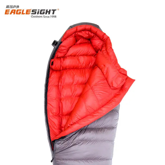Extreme Cold Mountaineering Down Sleeping Bag Lightweight Water Repellent Camping Sleeping Bags Goose Down Sleeping Bag