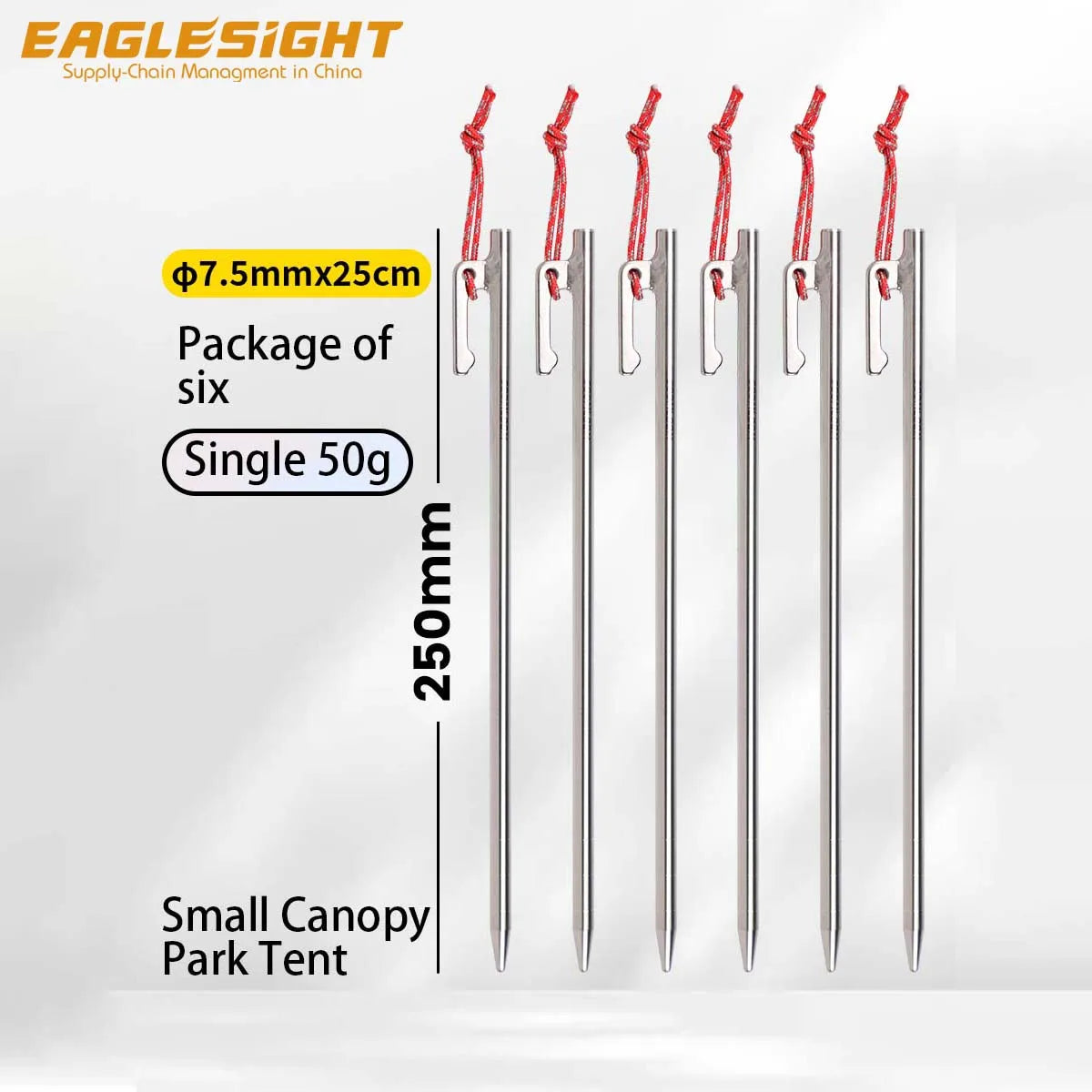 Unique Aluminium Tent Stakes Alloy High Strength Titanium Non-Slip Hook for Tents and Canopies Tent Pegs Camping Accessories