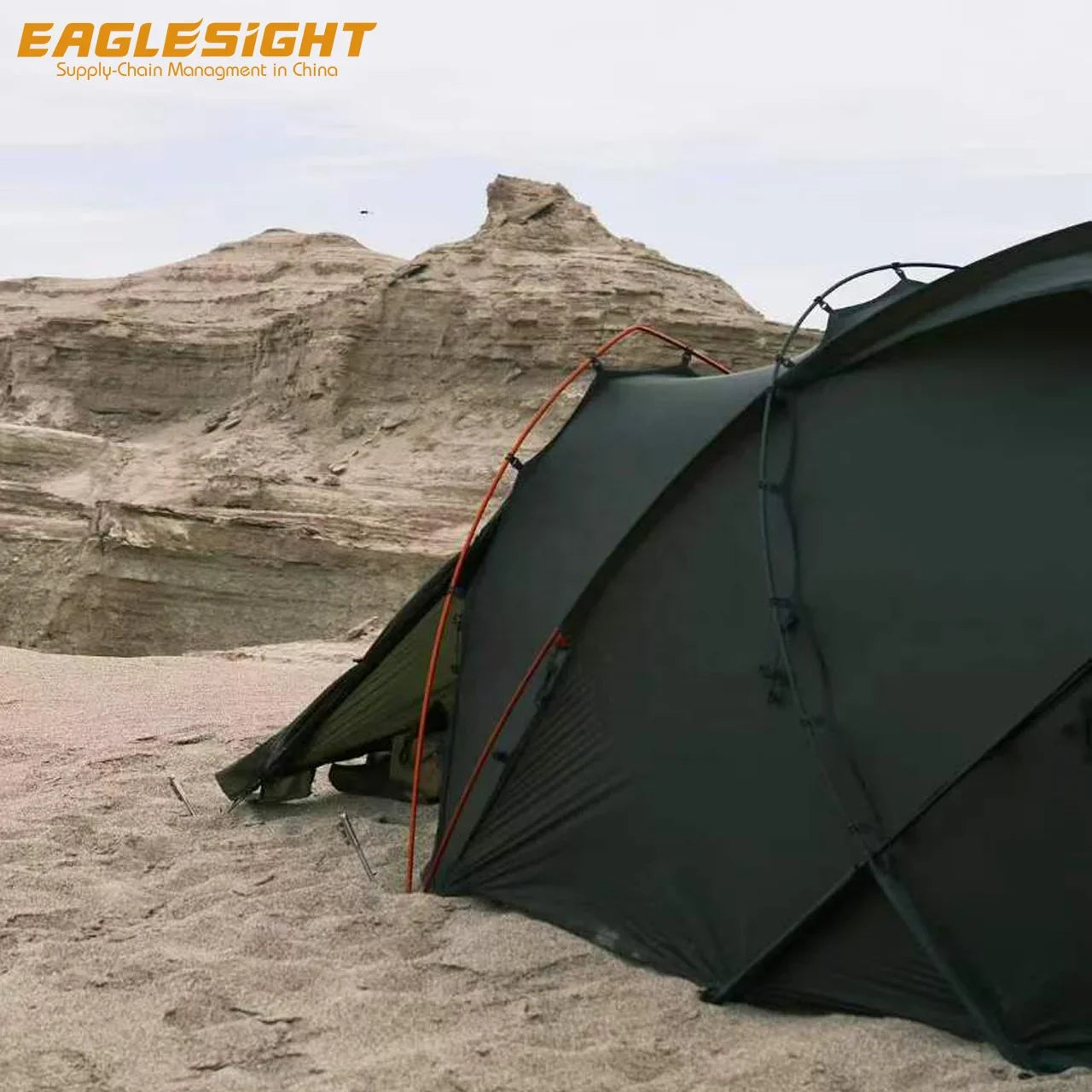 High Quality 2 Person 4 Season Camping Tent Waterproof and Windproof Carbon Fibre Pole Mountaineering Tent for Outdoor Hiking