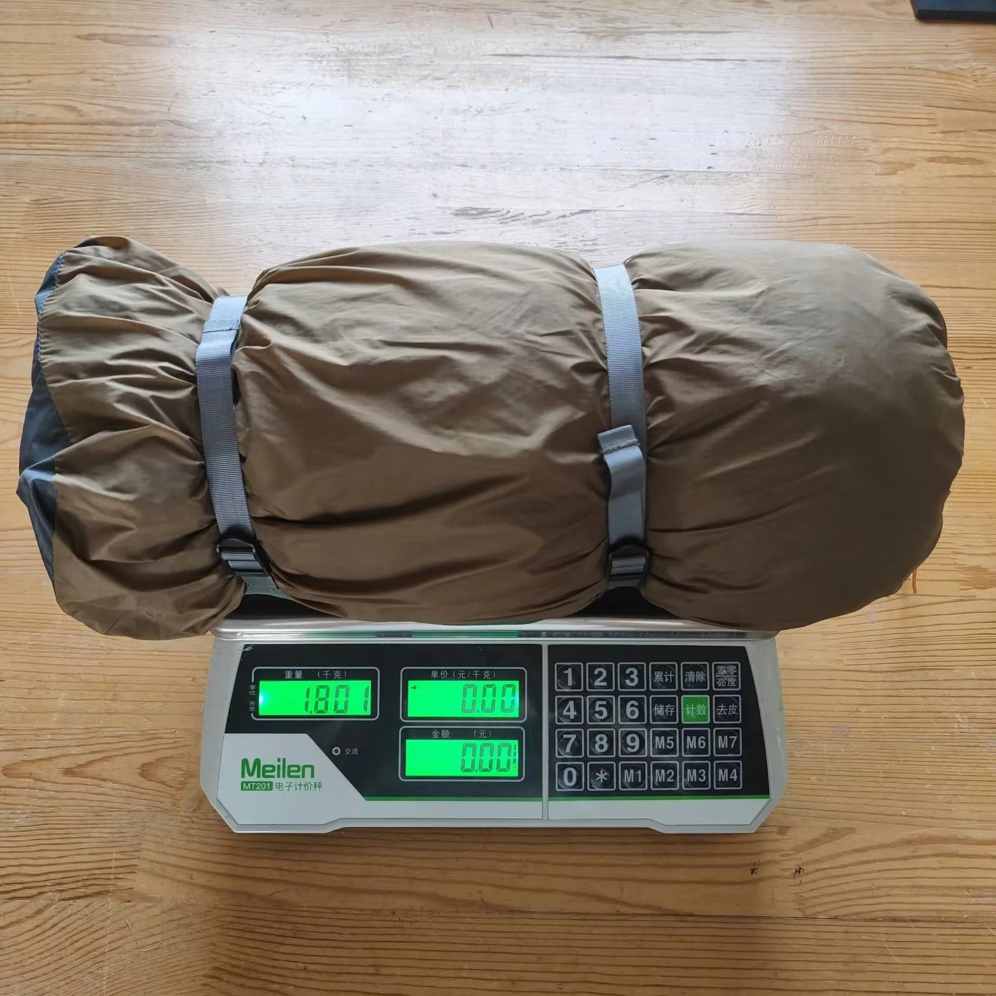 2-Person Lightweight Ultralight Tent 1.8kg 15D Nylon and Polyester Fabric Aluminum Pole 4 Seasons Camping and Backpacking