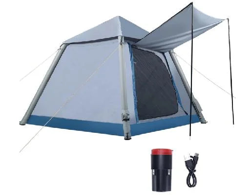Low-priced Inflatable Camping Tents 3 4 Person Fully Automatic Quick Open One-piece Portable Folding Family Beach Tent for Sale