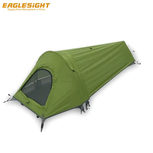 High-quality 1 Person Tent Hunting Bivy Tent with Waterproof Aluminum Poles, Simple Design, Suitable for Backpacking Survival