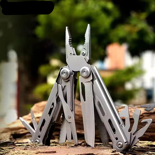 Customizable Camping Outdoor Multifunctional EDC Combination Knife Scissors Tool Personalized Foldable Cutter Pliers Needle Nose