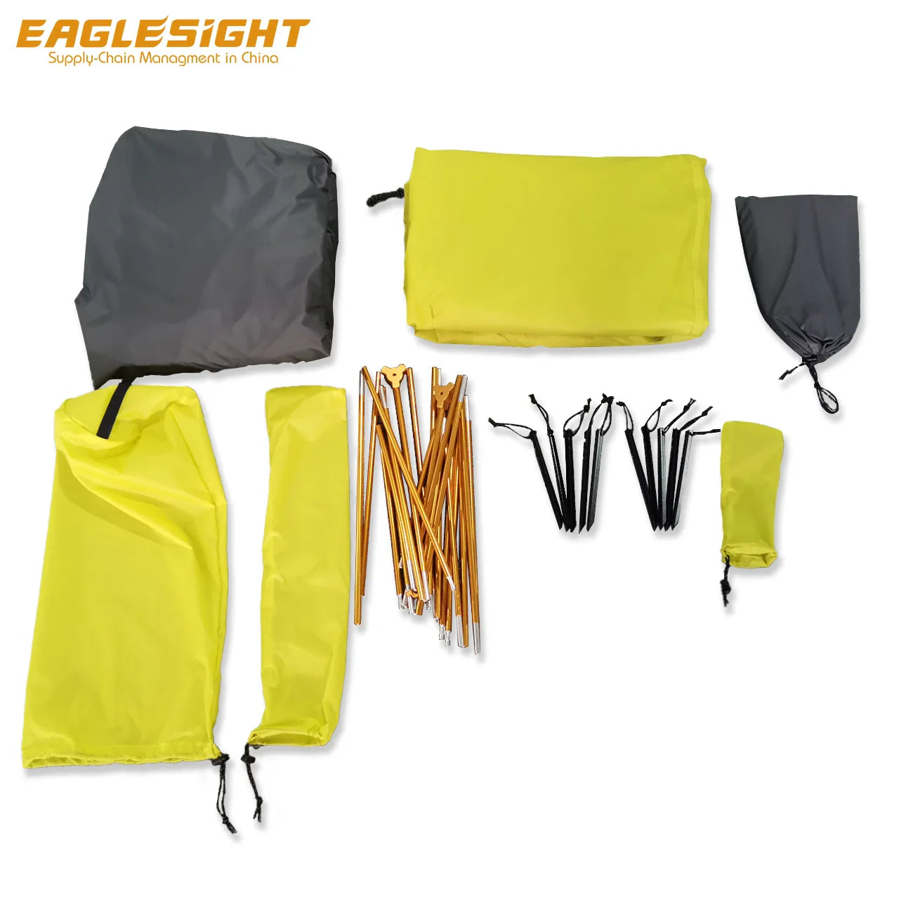 Customisable Ultralight Camping Tent 20D Nylon Dyneema Materials 2 Person 4 Season Tent Waterproof Aluminium Hiking Tent