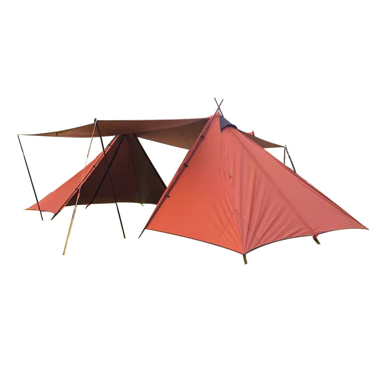 Large Family Camping Tent with 2 Bedrooms 1 Living Room OEM ODM Outdoor  Family Tent Luxury Camping Tarp