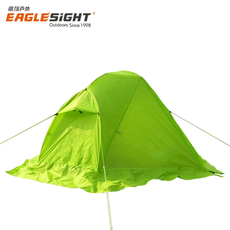 New Solo Camping Tent with Light Weight Cot Bed OEM ODM Customization Waterproof Nylon Tent with Bed for 1 Person Camping