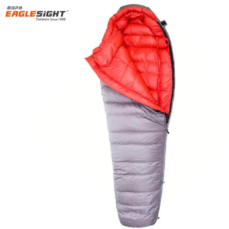 Extreme Cold Mountaineering Down Sleeping Bag  Lightweight Water Repellent Camping Sleeping Bags Goose Down Sleeping Bag