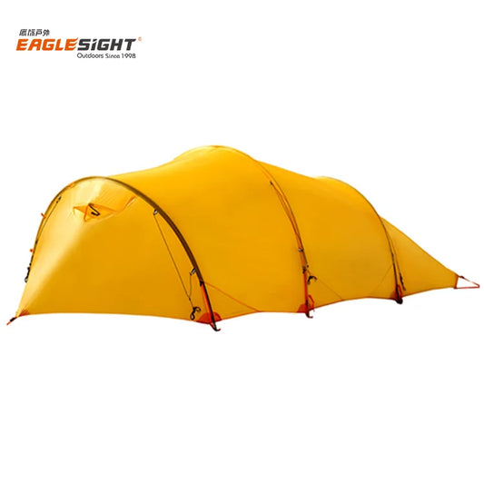 2 Person Professional Ultralight Tunnel Tent 10D Nylon Double Sided Silicon Coating Waterproof Tent With DAC Pole