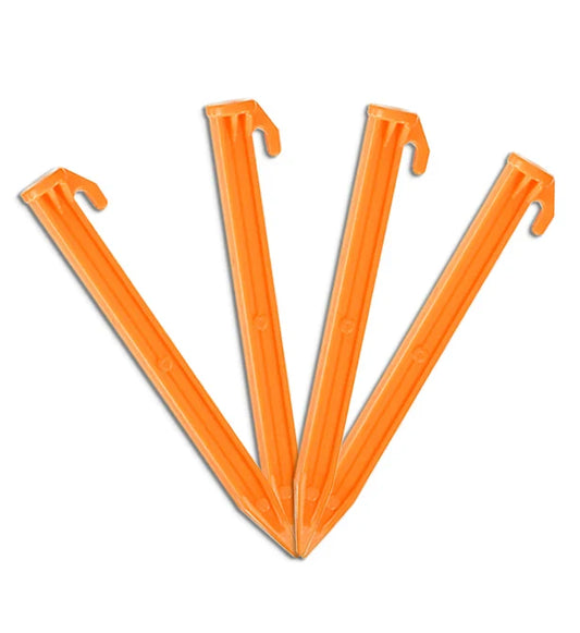 6-Inch ABS Plastic Plastic Tent Stake Heavy Duty for Outdoor Camping or Gardening Plastic Peg Hooks