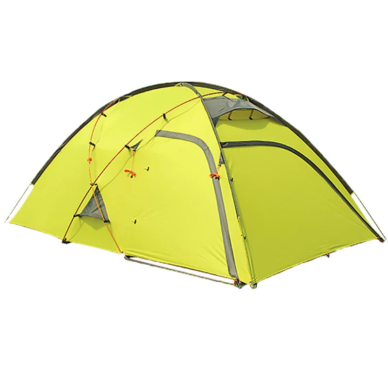 Ultra Light Waterproof Ripstop Nylon Tent for 2 Person Shelter Tent Camping Tent with Crossing Poles