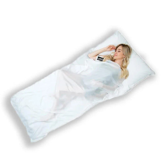 Ultralight Silk Satin Sleeping Bag Liner Hotel Use Sleeping Bag Liner Light Weight Sleeping Bag